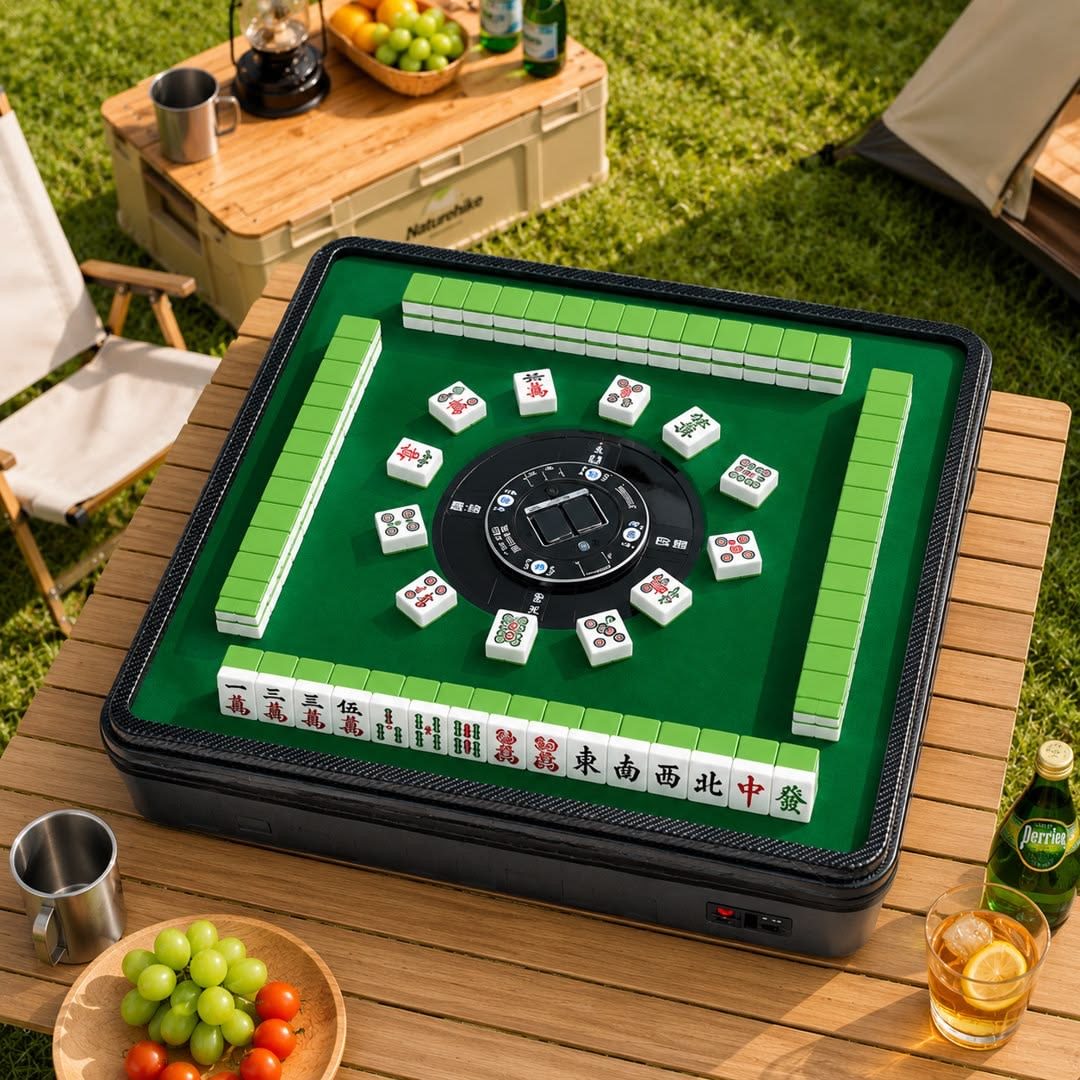Meja mahjong otomatis siap dimainkan